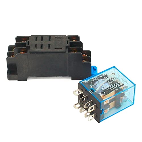 Relais LY2NJ 220VAC 10A commutateur électromécanique fiable à indicateur LED intégré