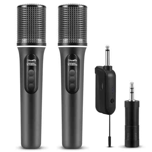 Wireless Microphones, 5-level Volume Adjustment, Dual