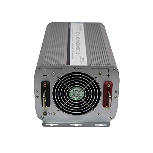 AIMS Power 5000 Watt Modified Sine Power Inverter 12Volt DC to 120 Volt AC with GFCI Outlets and AC Terminal Block