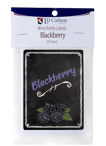 Blackberry Wine Labels 30/Pack Mist Collection