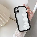 【Coquille colorée en cristal et Anti-jaunissement】: Le design de bord ondulé mignon et élégant attirera certainement l’attention de tout le monde et montrera votre personnalité. Cet étui de téléphone mignon est le meilleur cadeau pour votre téléphone. La coquille de cristal transparente ne jaunit jamais. Conçu pour les femmes et les filles.