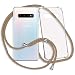 Produktbild mtb more energy® Handykette kompatibel mit Samsung Galaxy S10+, S10 Plus (SM-G975, 6.4'') - beige - Smartphone Hülle zum Umhängen - Anti Shock Strong TPU Case