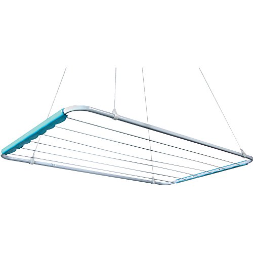 SECALUX VARAL DE TETO MONACO AÇO BRANCO 1,20M