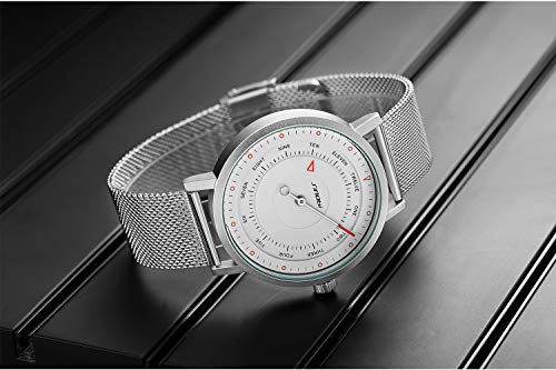 SHENGKE SINOBI Business Watches Men Fashion Original Design Watch Men Steel Mesh Men's Watch Clock Relogio Masculino Creative Wristwatch