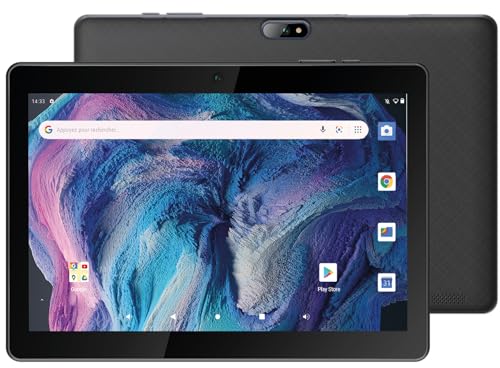 Logicom - Tablette 130-10.1 inch - 2GB RAM - 32GB + 128 GB - WiFi - Bluetooth - USB-C - Android 13 GO - Batterie 5000 mAh - Noir – vue 3