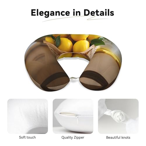 Almohada Cervical Espuma Viscoelástica Negra U miniatura 4
