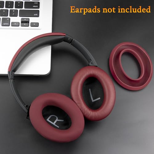 Image of SOULWIT Silicone Ear Pads Cover Protector for Bose QuietComfort QC15 QC25 QC2 QC35 QC45 /Ae2 Ae2i Ae2w /SoundTrue & SoundLink AE Headphones Cushions, Sweatproof, Easily Washable - Burgundy