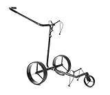 jucad elektrotrolley edelstahl Lithium-Hochleistungsakku bis zu 45 Loch, inklusive Ladegerät I Gewicht Rahmen und Räder 5,8 kg I optional mit Fernsteuerung