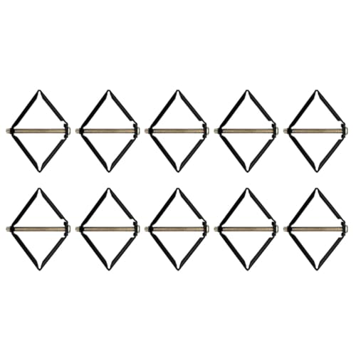 CALLARON 86 Type Junction Box Repairer Screws for Wall Socket Outlet Box Fixing, Electrical Cassette Repair Tool with Mounting Clips, 10pcs Set for Switch and Outlet Maintenance