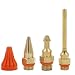 Anyyion Glue Gun Nozzle Interchangeable Nozzle Parts 4pcs/set Nozzle Diameter 2.0mm