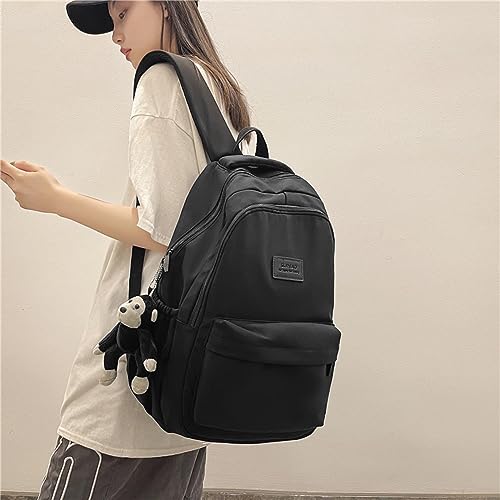 Mochila de nylon impermeable escolar para evitar libros mojados en invierno 4