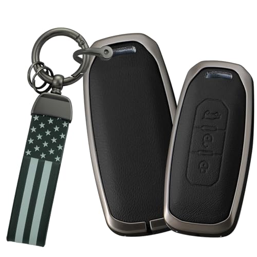 Étui à clé en cuir pour Ford Territory EV Titanium Kuga Taurus