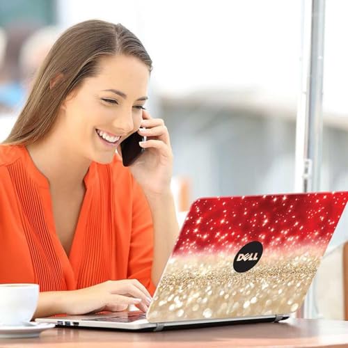 Image of Pattern D85 Full Body Vinyl Laptop Skin /Sticker /Cover Upto 15.6 Inches Laptops Laminated-Removable-HD Quality Compatible for -Dell (15x10 Inches)