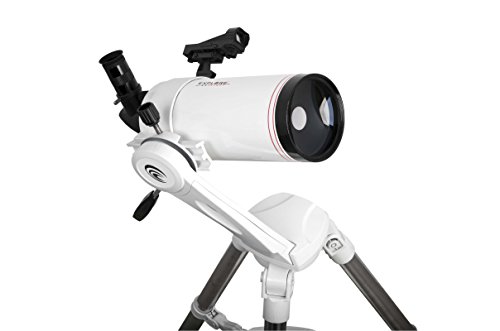 Explore Scientific FL-MC1001400TN First Light Tube sutov-Cassegrain Telescope with TWI Nano, 100mm, White