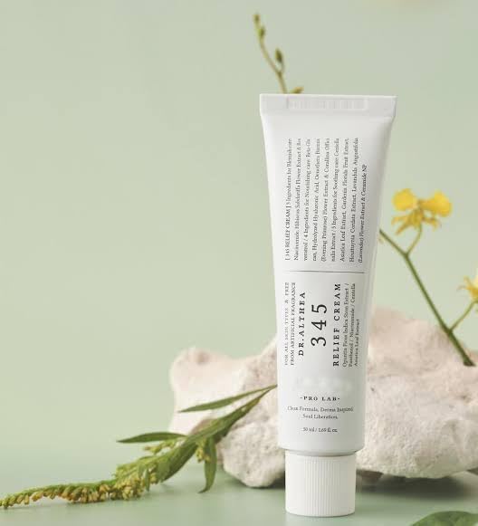 Image of Dr.Althea 345 Relief Cream Face Moisturizer Korean Intensive Repair and Soothing Acne, Oily, Sensitive Skin Cream with Niacinamide, Panthenol for All Skin Types, (50ml)