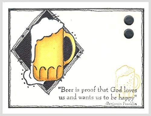 Large Beer Mug Rubber Stamp By Drs Designs - Made In Usa #TOP6
