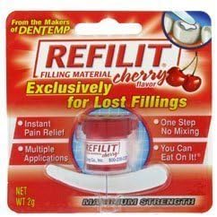 Refilit Maximum Strength Filling Material, Cherry Flavor - 1 Each by MAJESTIC DRUG CO.