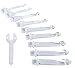 Improved Size Label Fun Living 10 Piece Accessories Kit includes 9 interchangeable heads and 1 mini wrench (Replacement Set ONLY) 2.5mm to 6.5mm for Rechargeable 9 in 1 LED Lighted Crochet Hooks