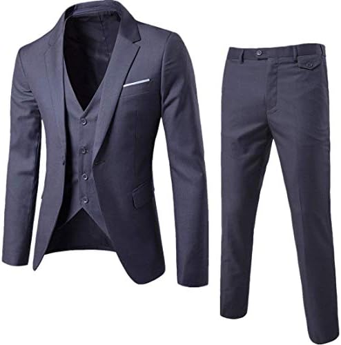 Piece Suit Notched Lapel 