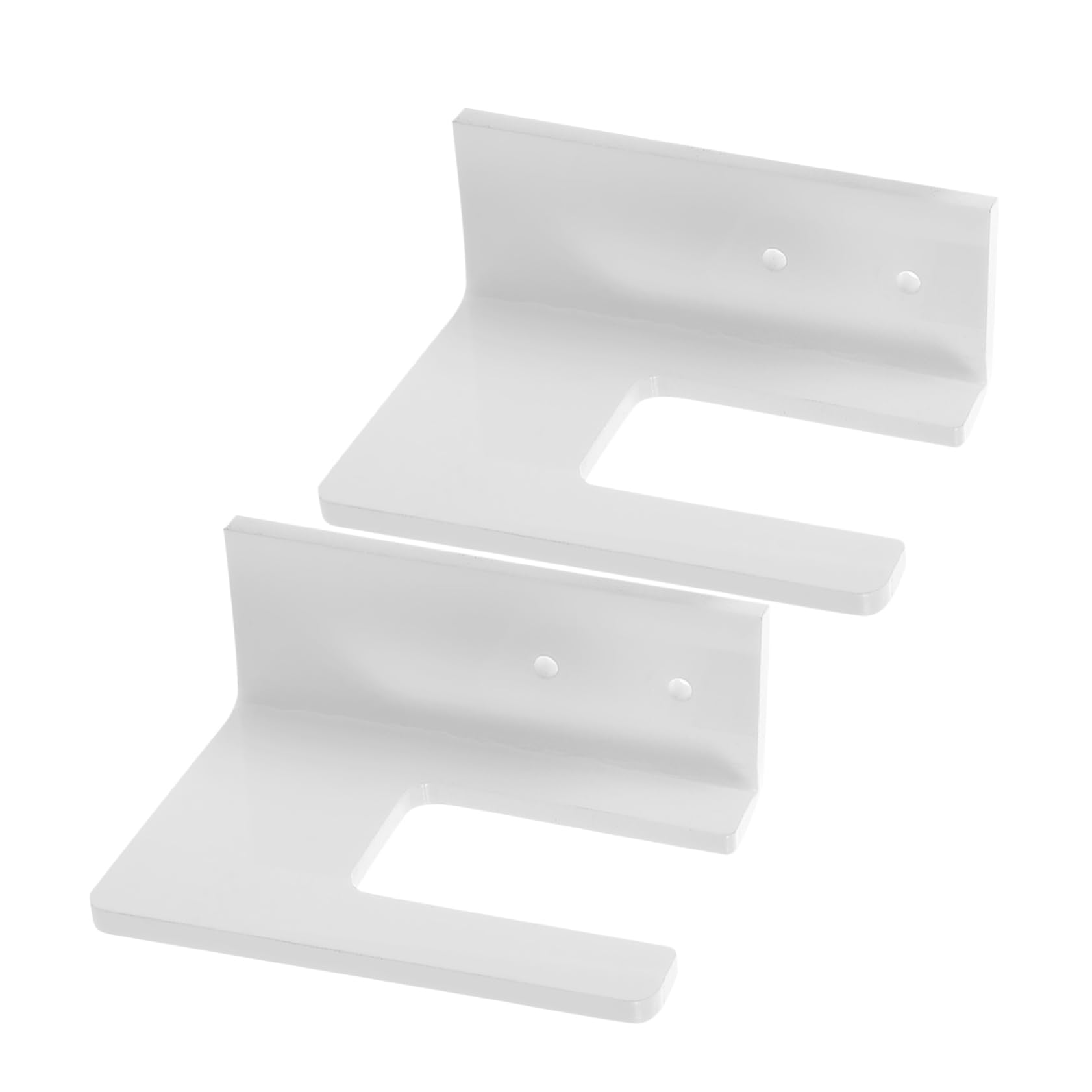 Mikikit 1set Acrylic Snowboard Wall Mount Hanger Modern Skateboard Rack for Stylish Storage Display Sturdy Design for Home Office Skateboarding Venues