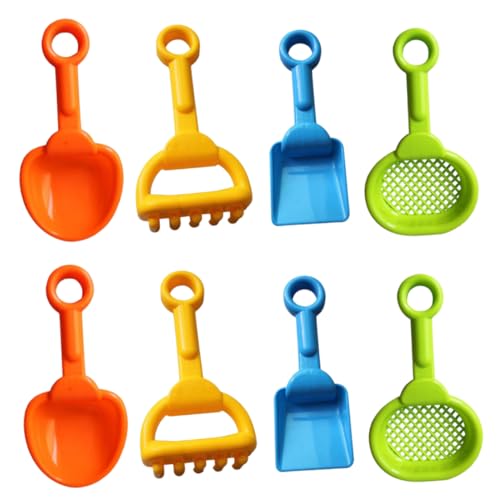 8 pièces pelles à sable de plage pour enfants râteau en plastique tamis à sable de plage jouet pelle jardin pelles à sable de plage ensemble de jouets jouets de sable jouets de plage râteau poubelle s
