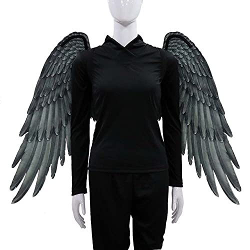 Ailes d'ange Mardi Gras style unisexe noir adulte bal masqué