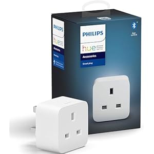 Philips Hue Smart Plug for Smart Home Automation. Works with Alexa, Google Assistant and Apple Homekit, White