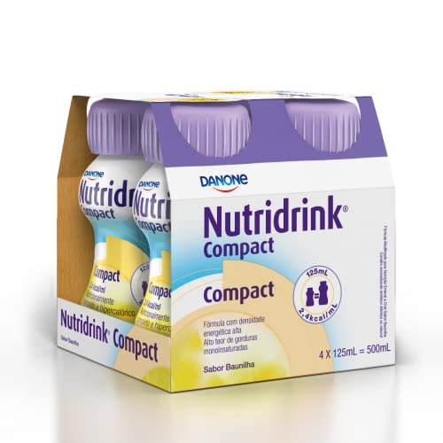 Nutridrink Compact 125ml Sabor Baunilha Danone Nutricia 8 unidades