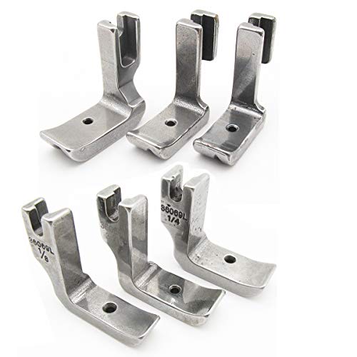 Pies alta caña para máquinas de coser industrial 6 pcs miniatura 1