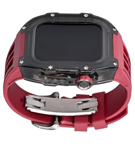 Carrosserie modifiée antichoc et bracelet fluorocaoutchouc pour iWatch 8