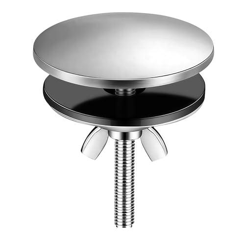 Image of Tap Blanking Cap, 2-Inch Sink Hole Cover, Stainless Steel Tap Hole Stopper, Leak-Proof Dust-Proof Universal Sink Hole Plug for Kitchen and Bathroom