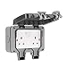 Price comparison product image Trintion Outdoor Socket Outdoor Double Switch Double Socket 17 * 15 * 8 cm Outdoor Plug Sockets Waterproof 13 Amp Switched Socket