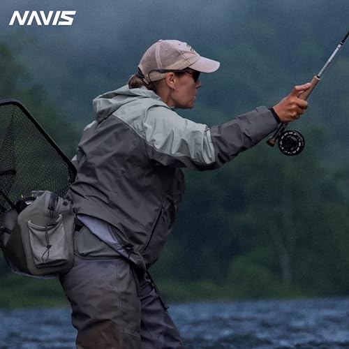 Fly Fishing Wading Jacket for men women- Ultralight 3L-Gore PRO-Tex Waterproof 2-Tone Functional Design2