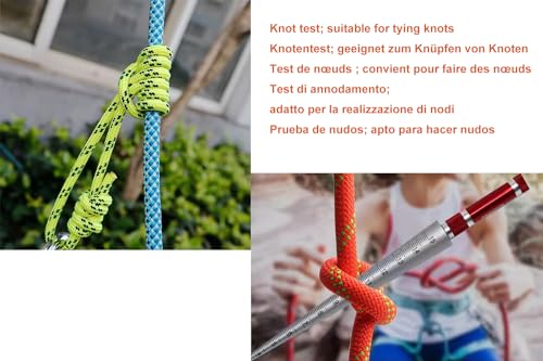 NorthPada 10 mm 30 Meter Nylon Static Rock Climbing Rope Explore a Cave ...