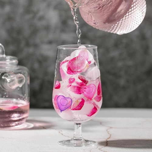 Molde reutilizable para cubitos de hielo forma corazón 20 pcs miniatura 6