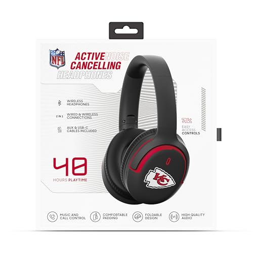 Image of SOAR NFL Active Noise Cancelling Over The Ear Headphones