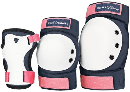 Muñequeras y coderas Dark Lightning para evitar lesiones en caídas de skate