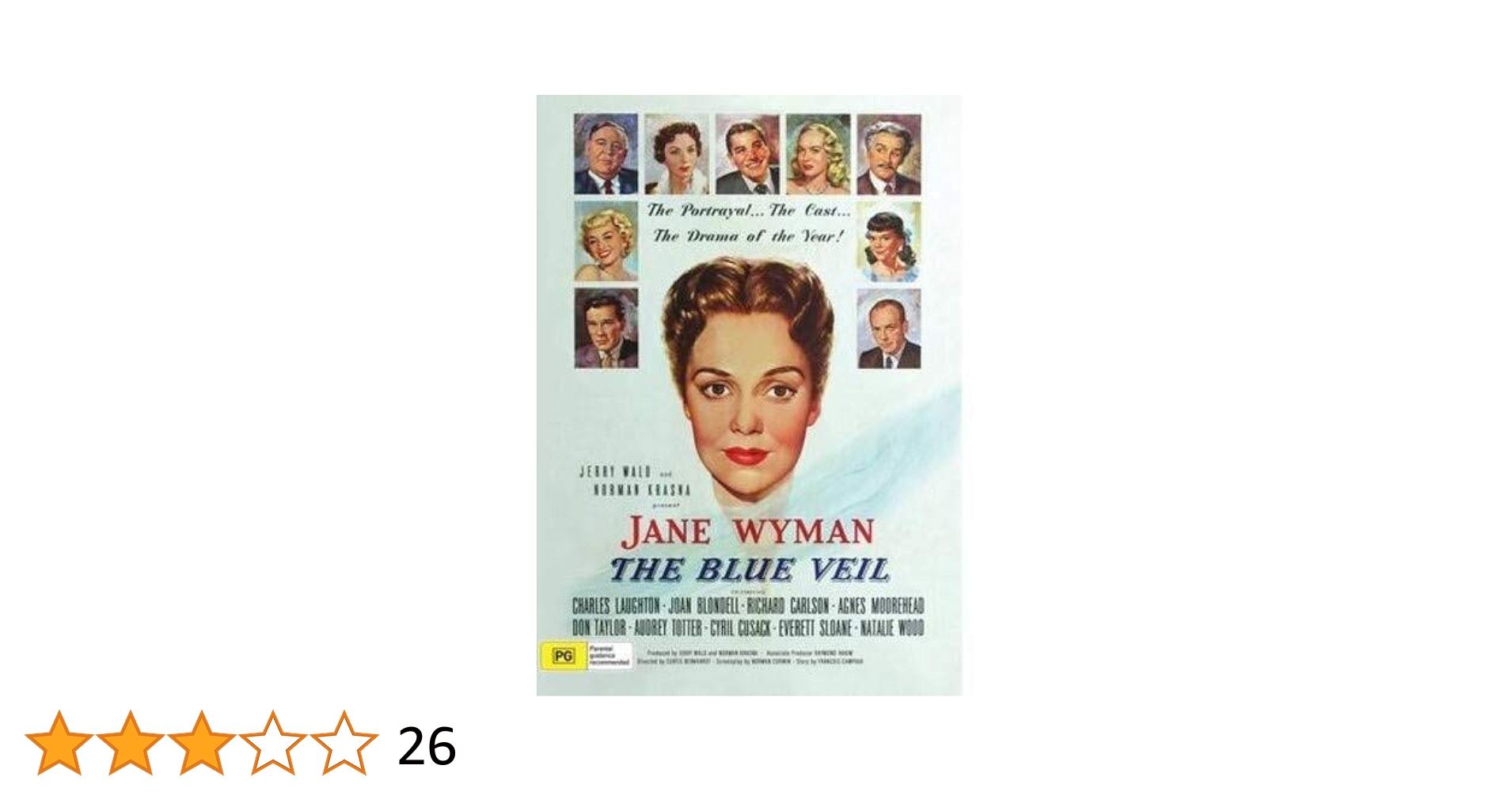 Amazon.co.jp: The Blue Veil [DVD] : Jane Wyman, Charles