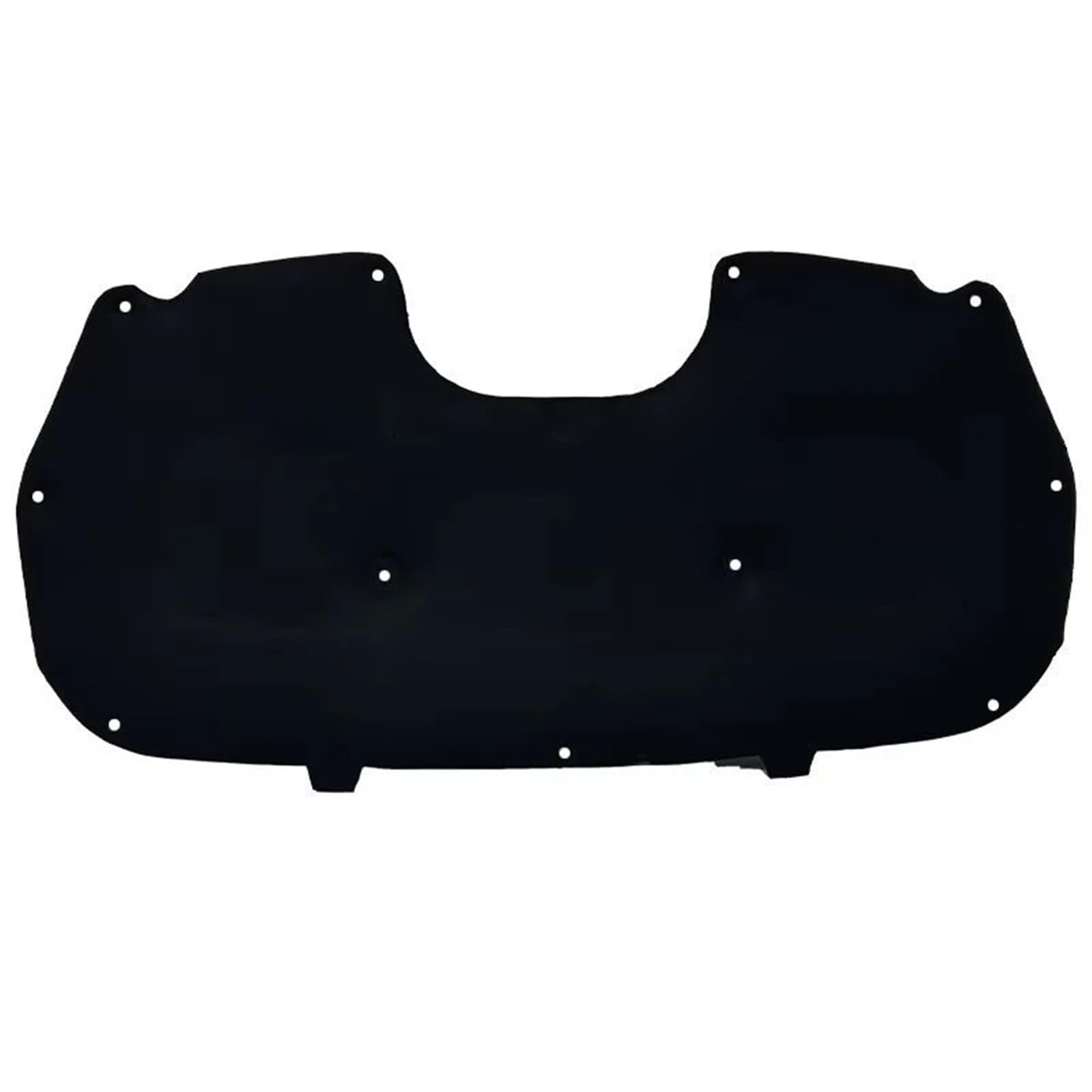 Gtdtixc Black Front Bonnet Sound Proof Mat For Peugeot 2021 2022~2023 Insulation Liner Cotton Pad Soundproof Heat Mat Car Hood Engine Cover(Black)