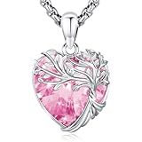 Matériaux Sûrs: Fabriqué en cuivre argenté avec quartz rose, ce collier arbre de vie est hypoallergénique et sans nickel, garantissant une sécurité totale pour les peaux sensibles.