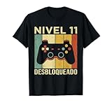 Gaming Videojugador Mando Cumpleaño 11 Aniversario Gaming Camiseta