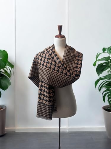 Women's Fashion Shawl - Dual Pattern/Double Sided design (Wool blend)4