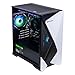 IPASON Gaming Desktop AMD Ryzen 5 5600GT (Beats Intel 10th-gen i7 & Lower) AMD Radeon Vega 7 16GB DDR4 3200MHz 1TB M.2 NVMe 550W PSU Windows 11 Home Prebuilt Gaming PC New Computers White & Black