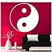Adesivo Murale Yin Yang Simbolo Yin Yang Adesivo Murale Per Camera Adesivo Per Vinile Decorazione Per La Casa 57X57Cm