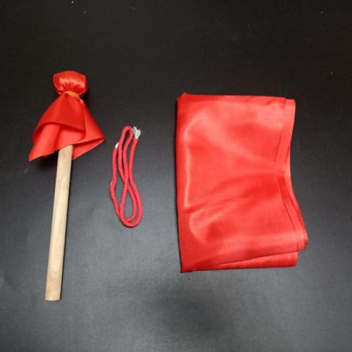 LOONELO Gong Instrument with 14.2 inch(36cm), Chinese Traditional Percussion Instrument Brass Gong with Wooden Mallet and Red Ribbon for Home Office Celebration