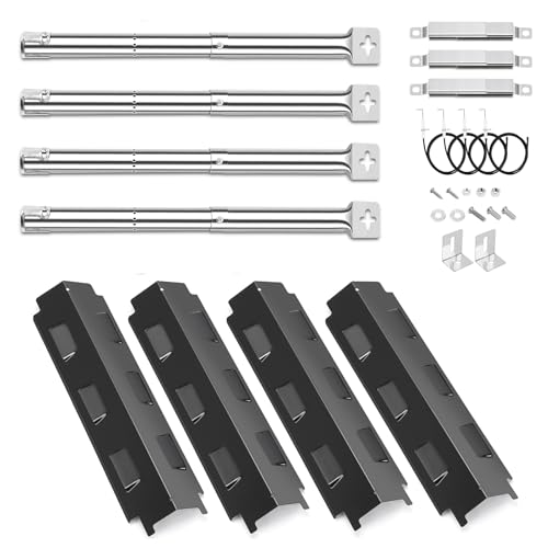 GFTIME Pièces de Rechange universelles pour Charbroil, Barbecook Vanilla, Barbecook 300, Tenneker TG4, brûleur de 31 à 45cm, diffuseur de Flamme de 37cm et...
