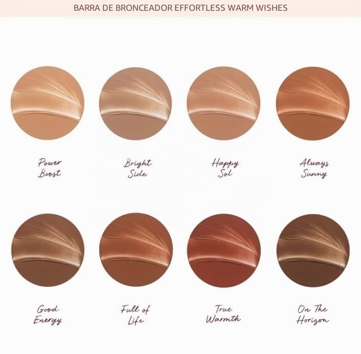 RARE BEAUTY Original | Selena Gómez | Warm Wishes Effortless Bronzer Stick - Bronceador en barra | 7 gramos | by BELLA | (HAPPY SOL, 7 g (Paquete de 1))