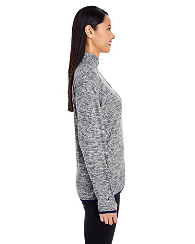 Holloway Women's Force Training Top Carbon Heather | Navy Large #TOP1