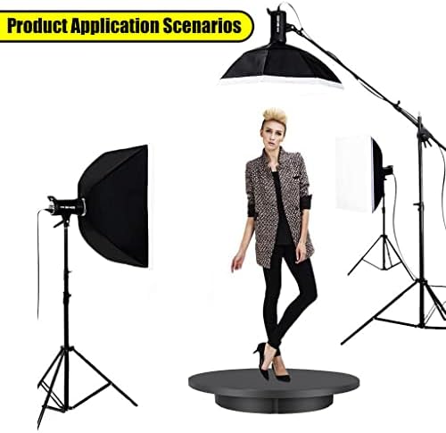 Motorized Rotating Display Stand, 360 Degree Electric Rotating Turntable, Motorized Rotating Turntable for Photography Products, Display Jewelry, Clothing Photography Turntable