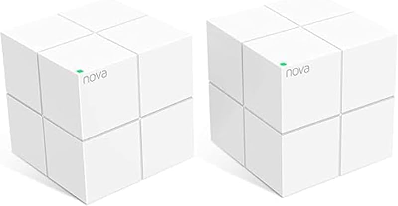 Nova Mesh WiFi System MW6 - Covers up to 2400 sq.ft - AC1200 Whole Home WiFi Mesh System - Gigabit Dual-Band Mesh Network for 90 Devices - Replaces Wireless Router and WiFi Extender - 2-Pack